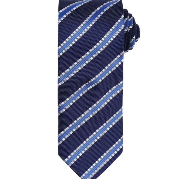 Premier Waffle Stripe Tie Thumbnail
