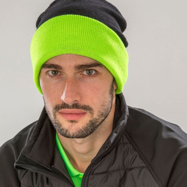 Recycled Black Compass Beanie Thumbnail